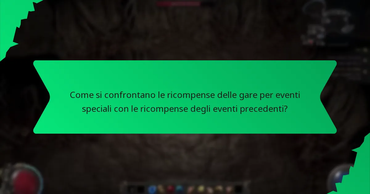 Come viene determinata la rarità delle ricompense delle gare per eventi speciali?