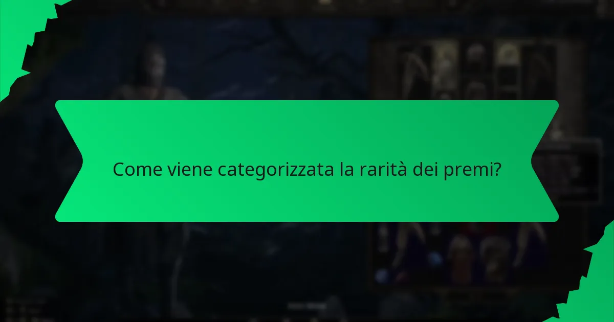 Cosa significa la codifica a colori nei premi?