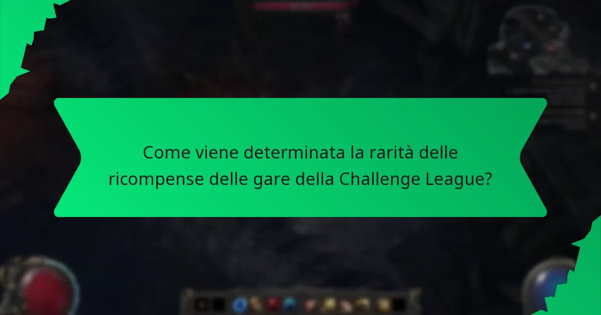 Quale ruolo gioca il colore nelle ricompense delle gare della Challenge League?
