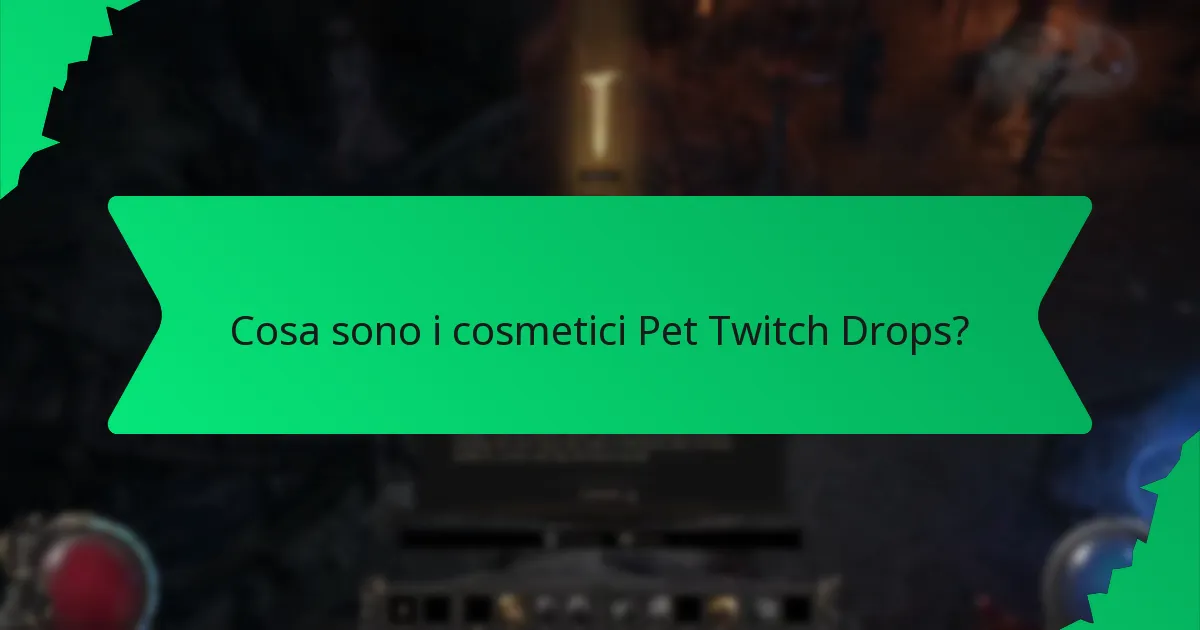 Quali colori sono disponibili per i cosmetici Pet Twitch Drops?