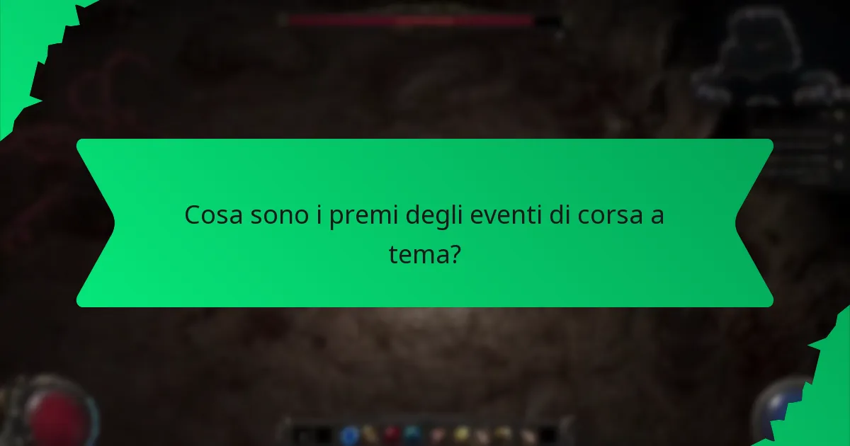 Come si confrontano i premi delle corse a tema tra eventi?
