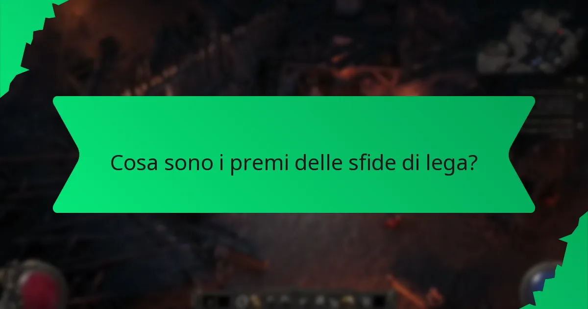 Quali effetti hanno i premi delle sfide di lega?