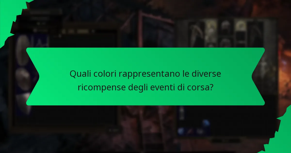 Quali effetti hanno le ricompense degli eventi di corsa sul gameplay?