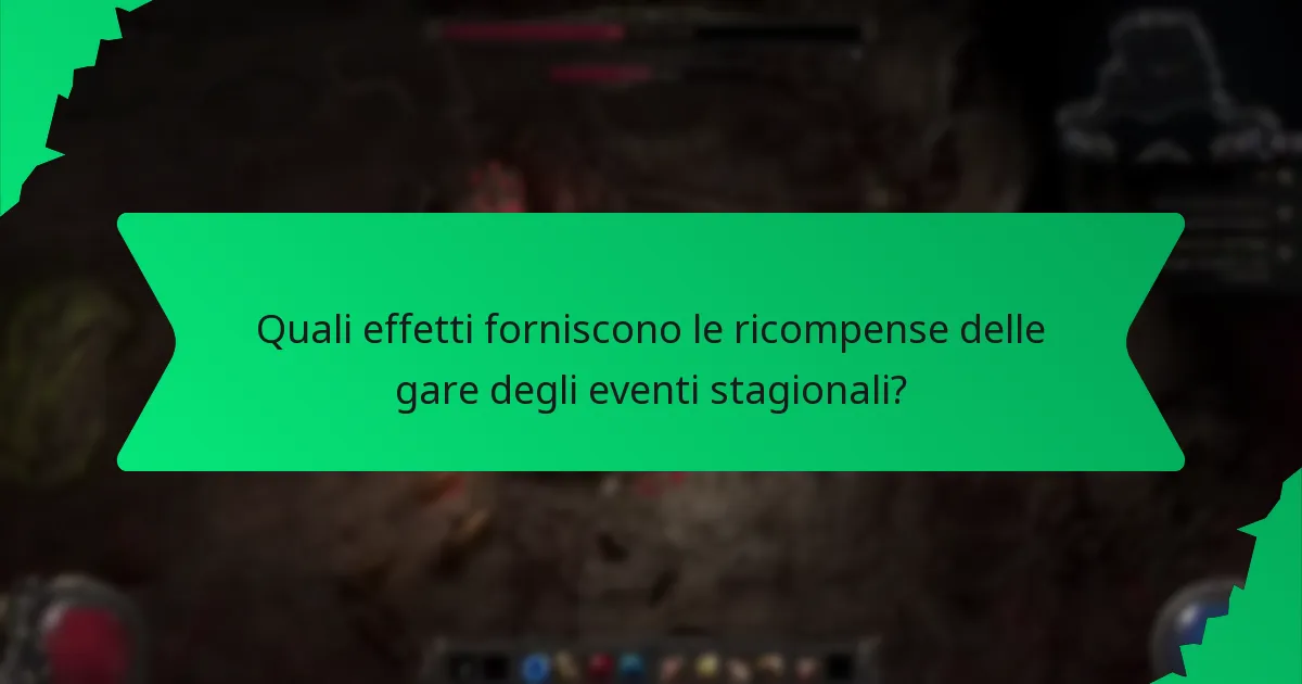 Quali varianti di colore sono disponibili per le ricompense delle gare degli eventi stagionali?