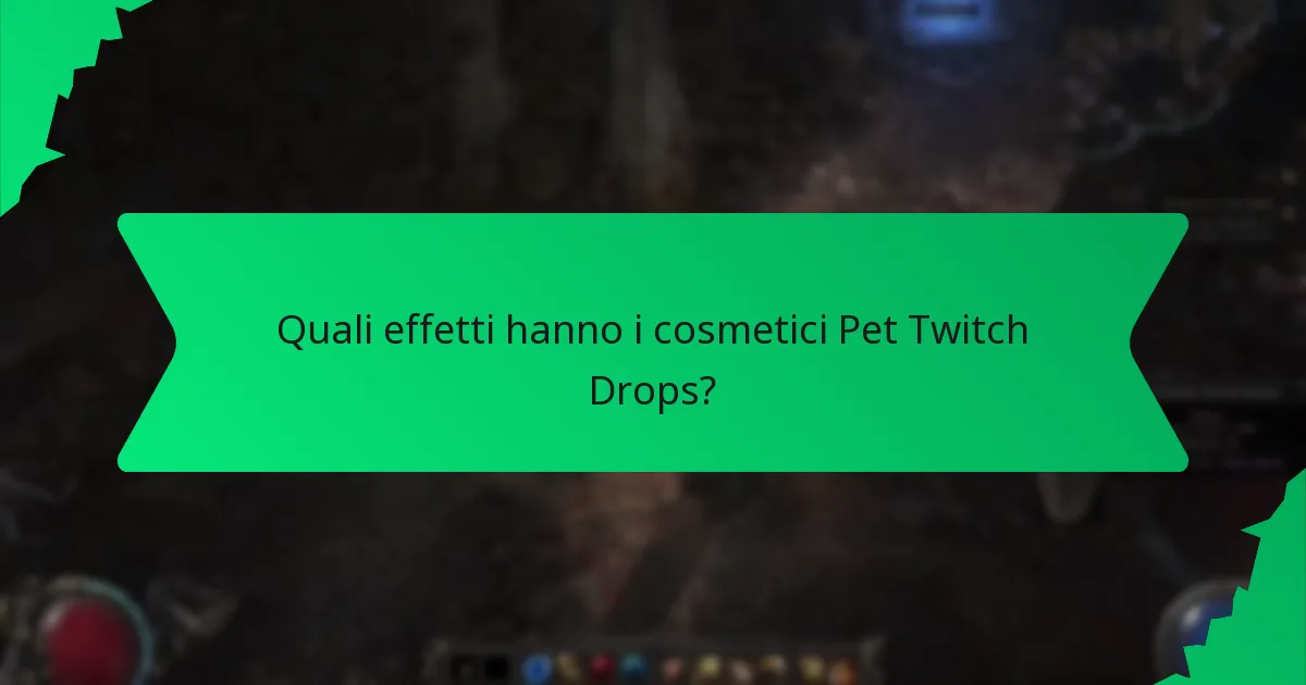 Come possono i giocatori acquisire i cosmetici Pet Twitch Drops?