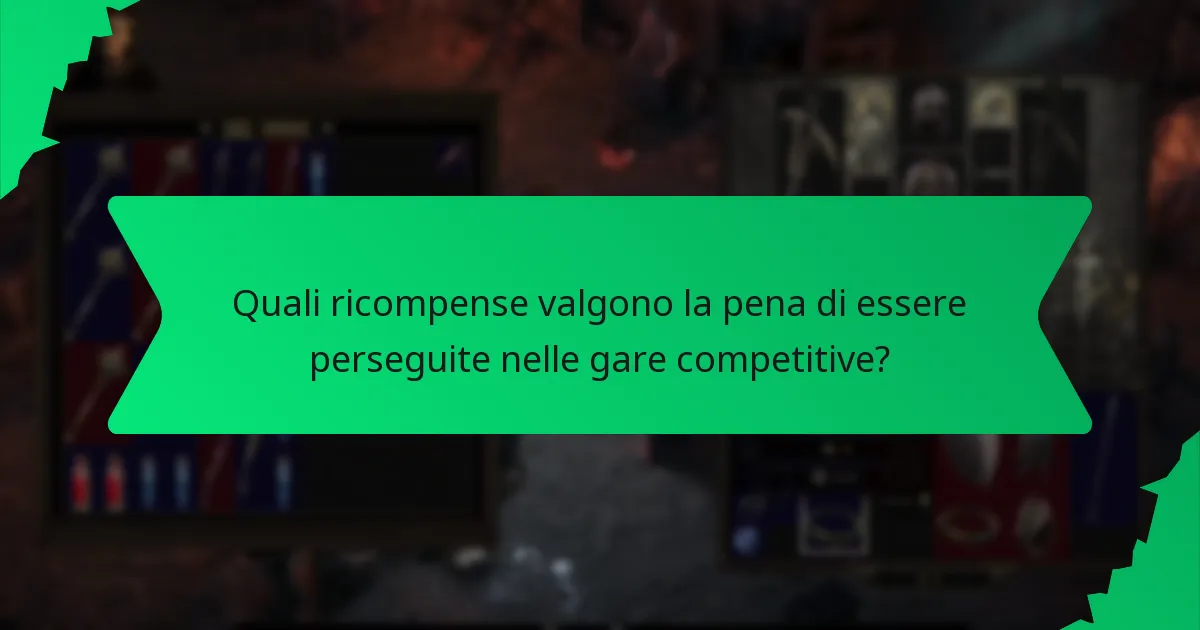 Quali sono gli effetti delle ricompense degli eventi di gara competitiva sul gameplay?