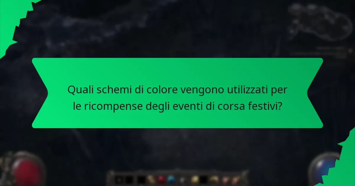 Quali effetti hanno le ricompense degli eventi di corsa festivi?
