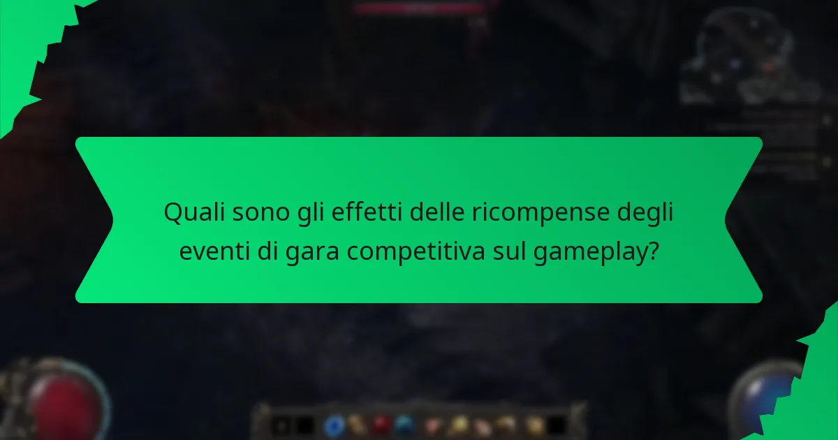 Quali ricompense valgono la pena di essere perseguite nelle gare competitive?